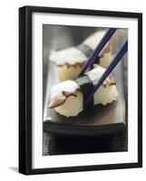 Two Tako Nigiri Sushi-null-Framed Photographic Print