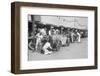 Two Talbot 105s in the pits at the JCC Double Twelve race, Brooklands, 8 - 9 May 1931-Bill Brunell-Framed Photographic Print