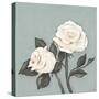 Two Tan Roses-Jade Reynolds-Stretched Canvas