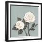 Two Tan Roses-Jade Reynolds-Framed Art Print