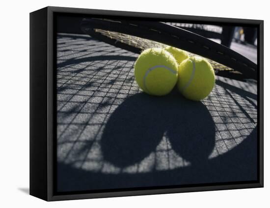 Two Tennis Balls-null-Framed Stretched Canvas