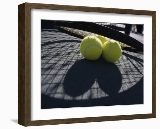 Two Tennis Balls-null-Framed Photographic Print
