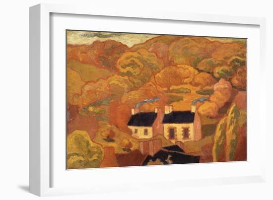 Two Thatched Cottages (Les Deux Chaumieres) C.1893-94-Armand Seguin-Framed Giclee Print