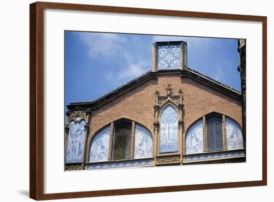 Two-Tone Decorations with Religious Scenes, Institute Pere Mata-null-Framed Giclee Print