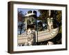 Two Totem Poles, Stanley Park, Vancouver, British Columbia, Canada-Walter Bibikow-Framed Photographic Print