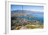 Two Tourists on the Gondola to the Luge Track Above Queenstown-Matthew Williams-Ellis-Framed Photographic Print