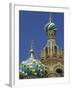 Two Towers, Church of the Savior on the Spilled Blood, St. Petersburg, Russia-Nancy & Steve Ross-Framed Photographic Print