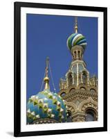 Two Towers, Church of the Savior on the Spilled Blood, St. Petersburg, Russia-Nancy & Steve Ross-Framed Photographic Print