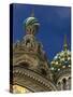 Two Towers, Church of the Savior on the Spilled Blood, St. Petersburg, Russia-Nancy & Steve Ross-Stretched Canvas