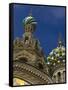 Two Towers, Church of the Savior on the Spilled Blood, St. Petersburg, Russia-Nancy & Steve Ross-Framed Stretched Canvas