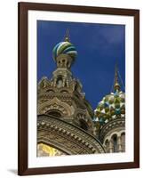 Two Towers, Church of the Savior on the Spilled Blood, St. Petersburg, Russia-Nancy & Steve Ross-Framed Photographic Print