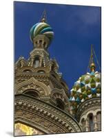 Two Towers, Church of the Savior on the Spilled Blood, St. Petersburg, Russia-Nancy & Steve Ross-Mounted Photographic Print