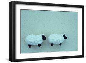 Two Toy Sheep-Den Reader-Framed Photographic Print