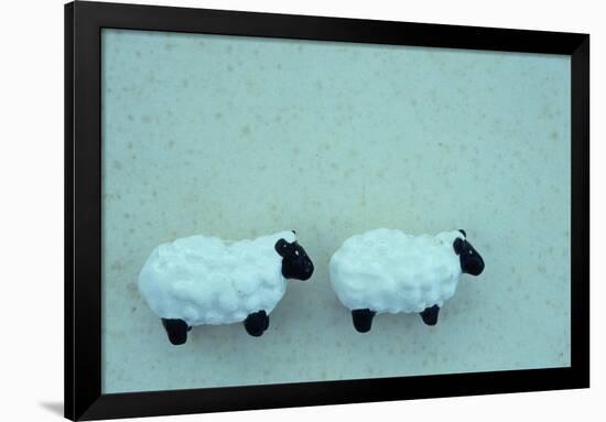 Two Toy Sheep-Den Reader-Framed Photographic Print