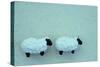 Two Toy Sheep-Den Reader-Stretched Canvas