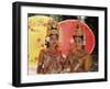 Two Traditional Cambodian Apsara Dancers, Siem Reap Province, Cambodia-Gavin Hellier-Framed Photographic Print