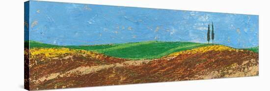 Two Trees, Rolling Hills, Tuscany, 2005-Trevor Neal-Stretched Canvas