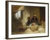 Two Turks in a Coffee House-Carl Spitzweg-Framed Giclee Print