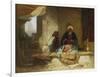 Two Turks in a Coffee House-Carl Spitzweg-Framed Giclee Print