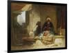 Two Turks in a Coffee House-Carl Spitzweg-Framed Giclee Print