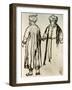 Two Turks Walking, 1913-Rembrandt van Rijn-Framed Giclee Print