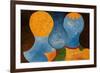 Two Twins But Only One Orange Crown, 2005-Jan Groneberg-Framed Giclee Print