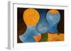 Two Twins But Only One Orange Crown, 2005-Jan Groneberg-Framed Giclee Print