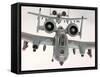 Two U.S. Air Force A-10A Warthogs in Flight-Stocktrek Images-Framed Stretched Canvas