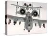 Two U.S. Air Force A-10A Warthogs in Flight-Stocktrek Images-Stretched Canvas