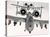 Two U.S. Air Force A-10A Warthogs in Flight-Stocktrek Images-Stretched Canvas