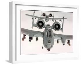 Two U.S. Air Force A-10A Warthogs in Flight-Stocktrek Images-Framed Photographic Print