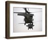 Two UH-60 Black Hawks Underway on a Mission over Northern Iraq-null-Framed Photographic Print