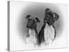 Two Unidentified Boxer Heads Slightly Tilted-Thomas Fall-Stretched Canvas