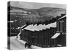Two Up, Two Down, Row of Miner's Houses-Carl Mydans-Stretched Canvas