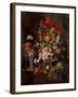 Two Vases of Flowers-Jean-Baptiste Monnoyer-Framed Giclee Print