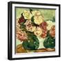 Two Vases of Roses; Deux Vases De Roses, 1907 (Oil on Board)-Louis Valtat-Framed Giclee Print