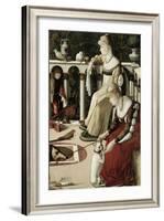 Two Venetian Courtesans-Vittore Carpaccio-Framed Giclee Print