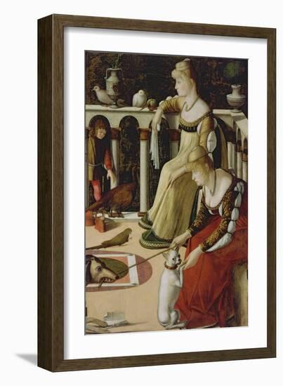 Two Venetian Ladies-Vittore Carpaccio-Framed Giclee Print