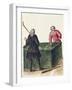 Two Venetian Nobleman Playing Billiards, by Jan Grevenbroeck (1731-1807), Italy, 18th Century-null-Framed Giclee Print