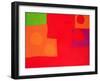 Two Vermillions, Green and Purple in Red: March 1965-Patrick Heron-Framed Premium Giclee Print