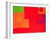 Two Vermillions, Green and Purple in Red: March 1965-Patrick Heron-Framed Premium Giclee Print