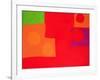 Two Vermillions, Green and Purple in Red: March 1965-Patrick Heron-Framed Giclee Print