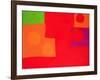 Two Vermillions, Green and Purple in Red: March 1965-Patrick Heron-Framed Giclee Print