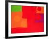 Two Vermillions, Green and Purple in Red: March 1965-Patrick Heron-Framed Giclee Print