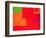 Two Vermillions, Green and Purple in Red: March 1965-Patrick Heron-Framed Giclee Print