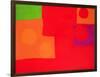 Two Vermillions, Green and Purple in Red: March 1965-Patrick Heron-Framed Giclee Print