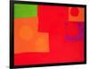 Two Vermillions, Green and Purple in Red: March 1965-Patrick Heron-Framed Giclee Print