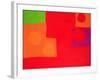 Two Vermillions, Green and Purple in Red: March 1965-Patrick Heron-Framed Giclee Print