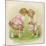 Two Very Small Girls Introduce Their Dolls to Each Other-Ida Waugh-Mounted Premium Photographic Print