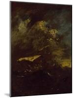 Two Vessels in a Storm-Francesco Guardi-Mounted Giclee Print
